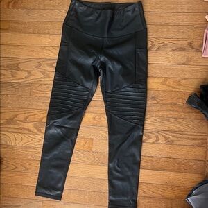 Altard State Revival Black Faux Leather Leggings